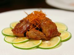 糖渍柠檬澳洲雪花牛-萬國春·中菜馆(颐和公馆店)