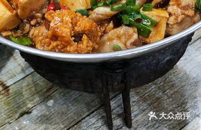 Tofu and Fish Offal Stir-fry