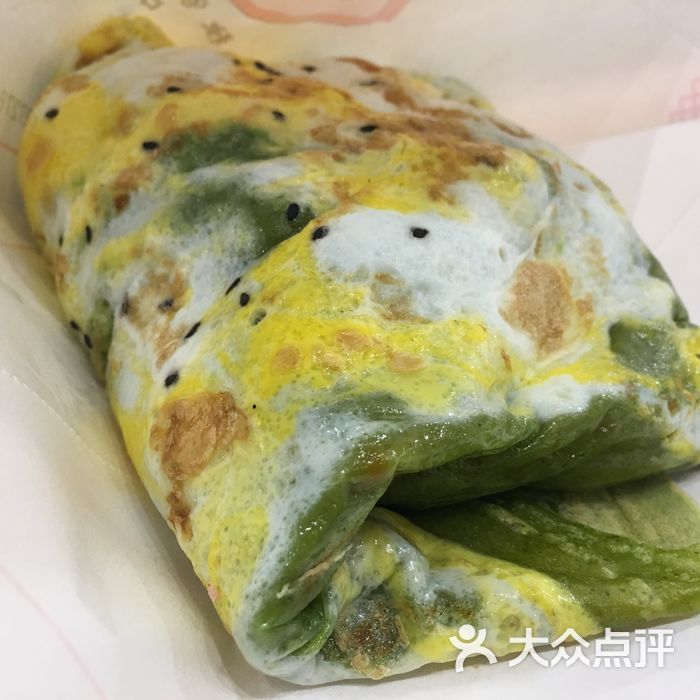 菠菜煎饼果子图片