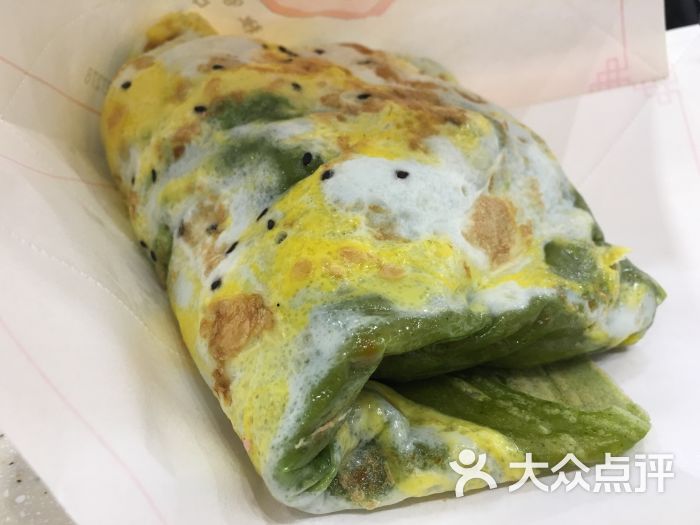 如今煎饼果子菠菜面煎饼果子图片 第8张