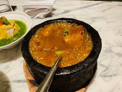海胆虾怪酱炖老豆腐-青雅中餐厅(大连金石滩绿发希尔顿度假酒店)
