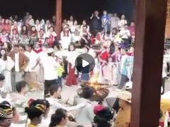 -摩梭篝火晚会