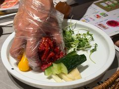 -草家酱蟹炭火烤肉店(珲春南路一店)