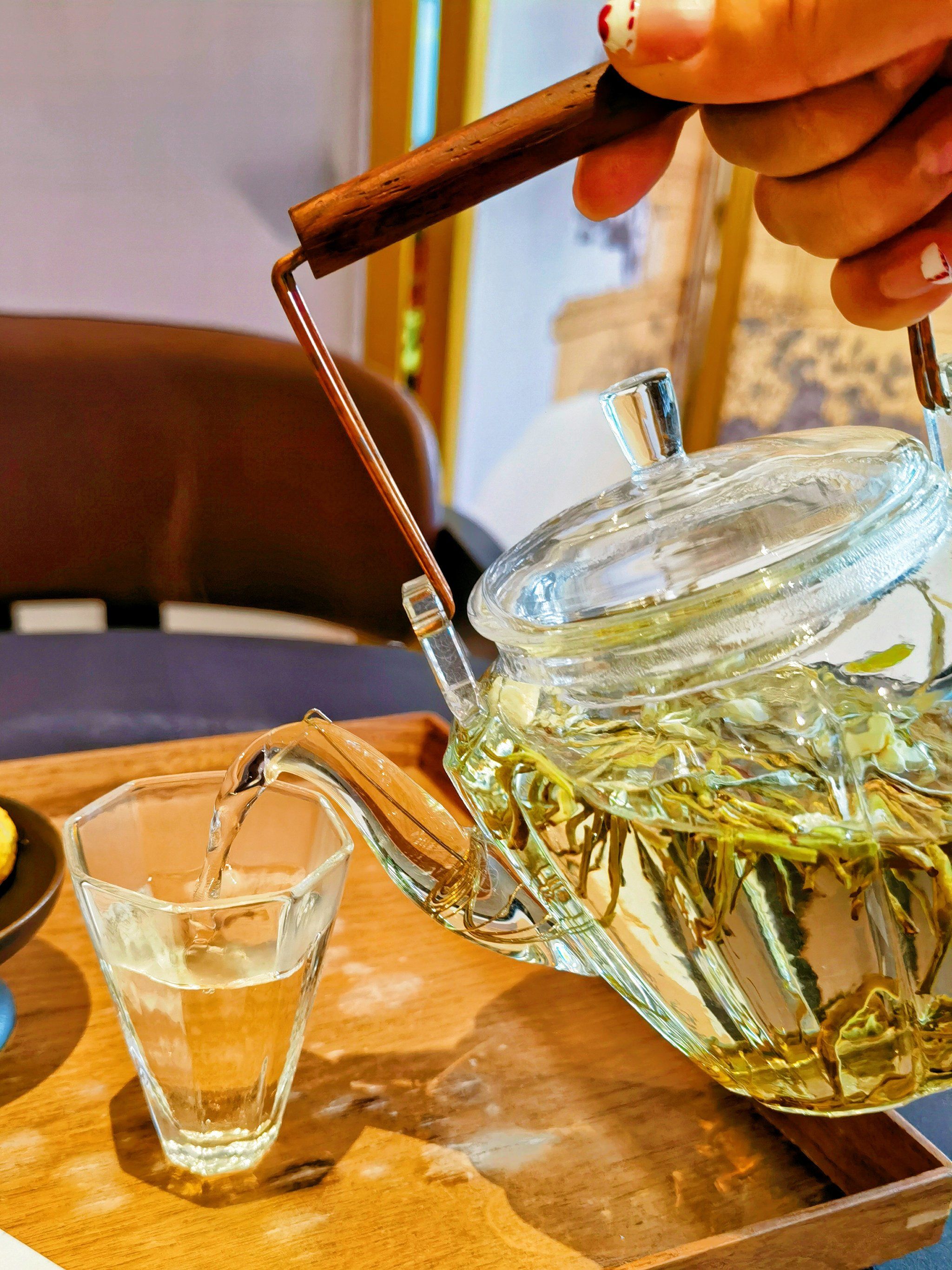 独享一杯茶的悠闲午后