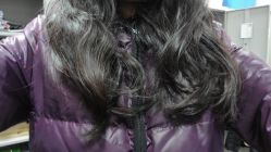 2012年2月21，头发剪短烫过后第二天-青山·岚美发沙龙