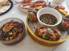 -七的湖·晚芳亭·阳澄湖农家菜·大闸蟹(莲花岛店)