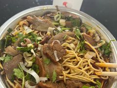 牛肉牛杂双拼面-薛记襄阳香辣牛肉面(平安路店)