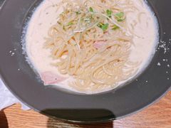 培根奶油意面-机器人火炉披萨