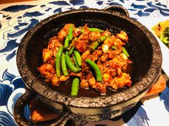 酱爆石锅蛙-绿茶餐厅(王府井永宁门店)