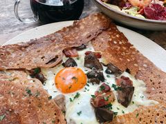 鸡蛋蘑菇熏肉荞麦可丽饼-RAC BAR(安福路店)