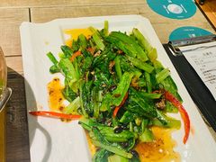 新豆豉鲮鱼麦菜-四姐妹东北饺子(沙尾路店)