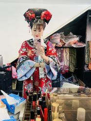 -后宫·古装汉服京剧儿童亲子全家福摄影