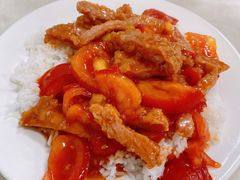 番茄猪扒饭-好好滋味茶餐厅