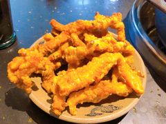 现炸酥肉-茅草房·河畔园林火锅