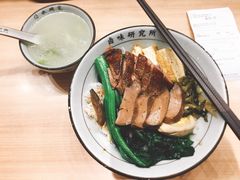 鹅肉拼粉肝饭-狮头牌卤味研究所·卤味饭(花城汇南区店)
