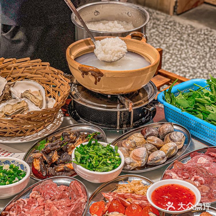 汶和记粥底火锅,一人一煲,食材新鲜超好吃‼️