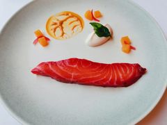 挪威烟熏三文鱼水晶黄瓜香槟奶油-福楼法餐厅FLO