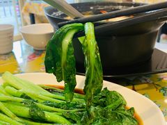 白灼菜心-芳姨广东砂锅粥(张庄路店)
