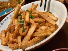 咸蛋黄炒茄子-吃饭皇帝大(解放西路店)
