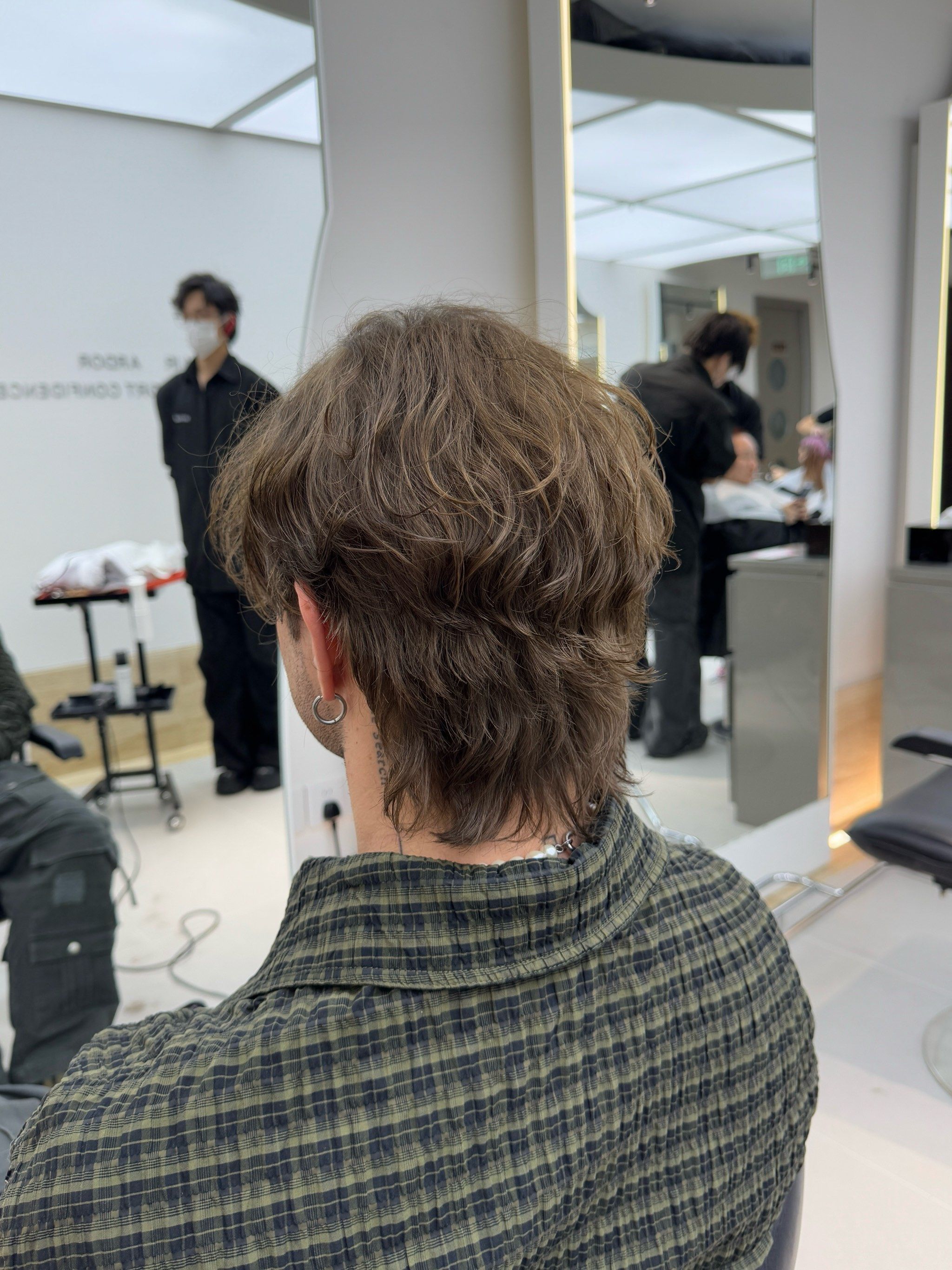 男士狼尾 摩登发型