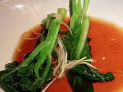 油淋脆菜心-绿茶餐厅(深圳龙华天虹购物中心店)