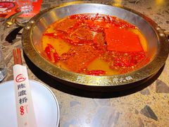 重庆牛油红汤锅-陈渡桥老火锅(清潭店)