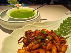 梭子蟹炒年糕-卯时·龙光雅宴·精致锡帮菜(惠山古镇店)