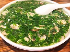 荠菜烩蘑菇-建国328 本帮小馆·面馆