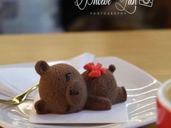 新年爬爬熊树莓慕斯-街角 T·COFFEE 融合料理·BISTRO(车公庙店)