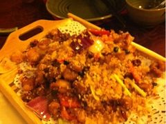 蒜香金沙骨-万柳阁小馆·花园餐厅(龙潭湖店)