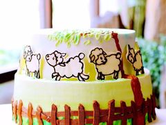 -咖咖熊蛋糕定制·英国蓝风车动物性淡奶油