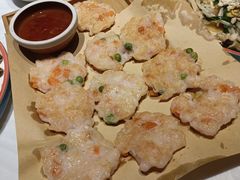 香煎虾饼-渔民船说·北塘海鲜·天津菜·海肠捞饭(北塘古镇店)