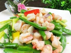 芦笋爆虾球-湖州天煌大酒店-餐厅