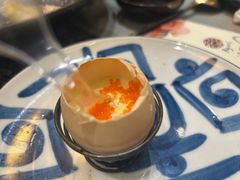 鹅肝蟹籽铁板蒸蛋-渔荷食町·铁板烧料理(崂山万象汇店)