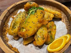 蜜汁酥炸冰川茄子-园林美食城·本土农家菜(杨和镇店)
