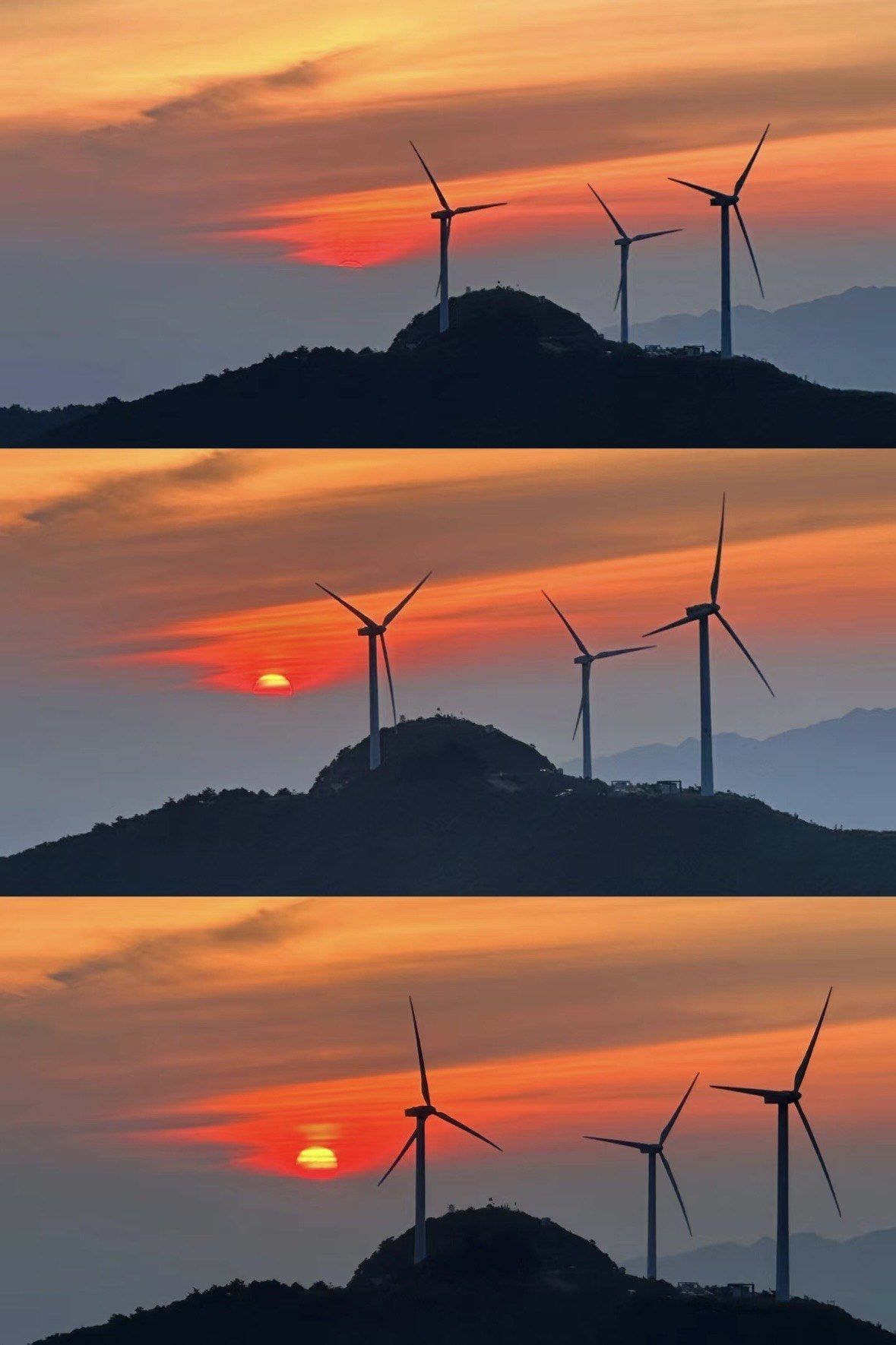 日出🌅风车和旷野