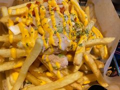 芝士炸薯条-包装马车·韩国料理·포장마차