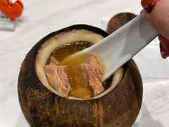 椰子竹笙炖鸡汤-金戈戈香港豉油鸡(南山海岸城店)