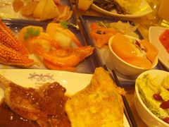 这一桌子~吃撑了！-济南玉泉森信大酒店-中餐厅