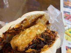 煎蛋-老马家马蓉蛋菜夹馍·腊牛肉夹馍(回民街店)