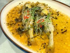 咸菜蒸中黄鱼-海景苑海鲜大酒店(吕四店)
