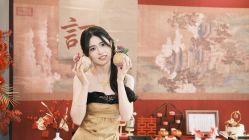 -桃子造型婚纱礼服(凤起广场店)