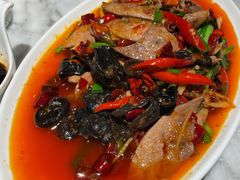 火爆猪肝-懒人盐府人家(航天桥店)