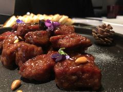 黑蒜松仁牛肉粒-106餐厅(山水文园店)