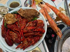 -绿岛港轩海鲜烤肉涮锅自助餐厅