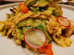 大头菜爆炒螺片-青岛富力艾美酒店-乐美中餐厅创意胶东菜