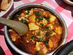 脊髓脑花烧麻婆豆腐-古市香跷脚牛肉·非遗传承单位