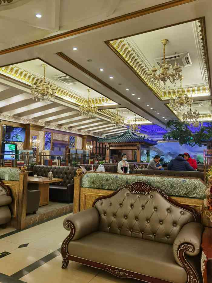 玉流馆餐厅-"听说这家朝鲜餐厅很出名.只是来回路过很.