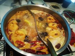 骨汤虫草花锅底-许府牛火锅(信义坊总店)