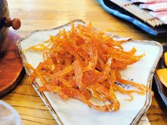拌明太鱼-三千里韩式炭火烤肉(南八马路店)